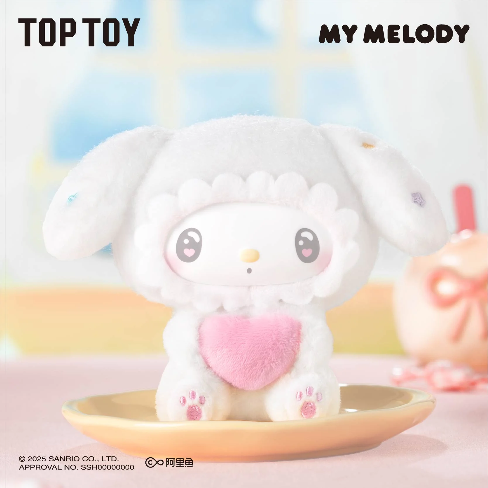 TOP TOY My Melody 50th Anniversary Milk Candy Series Plush Keychains Gift Blind Box - Image 5