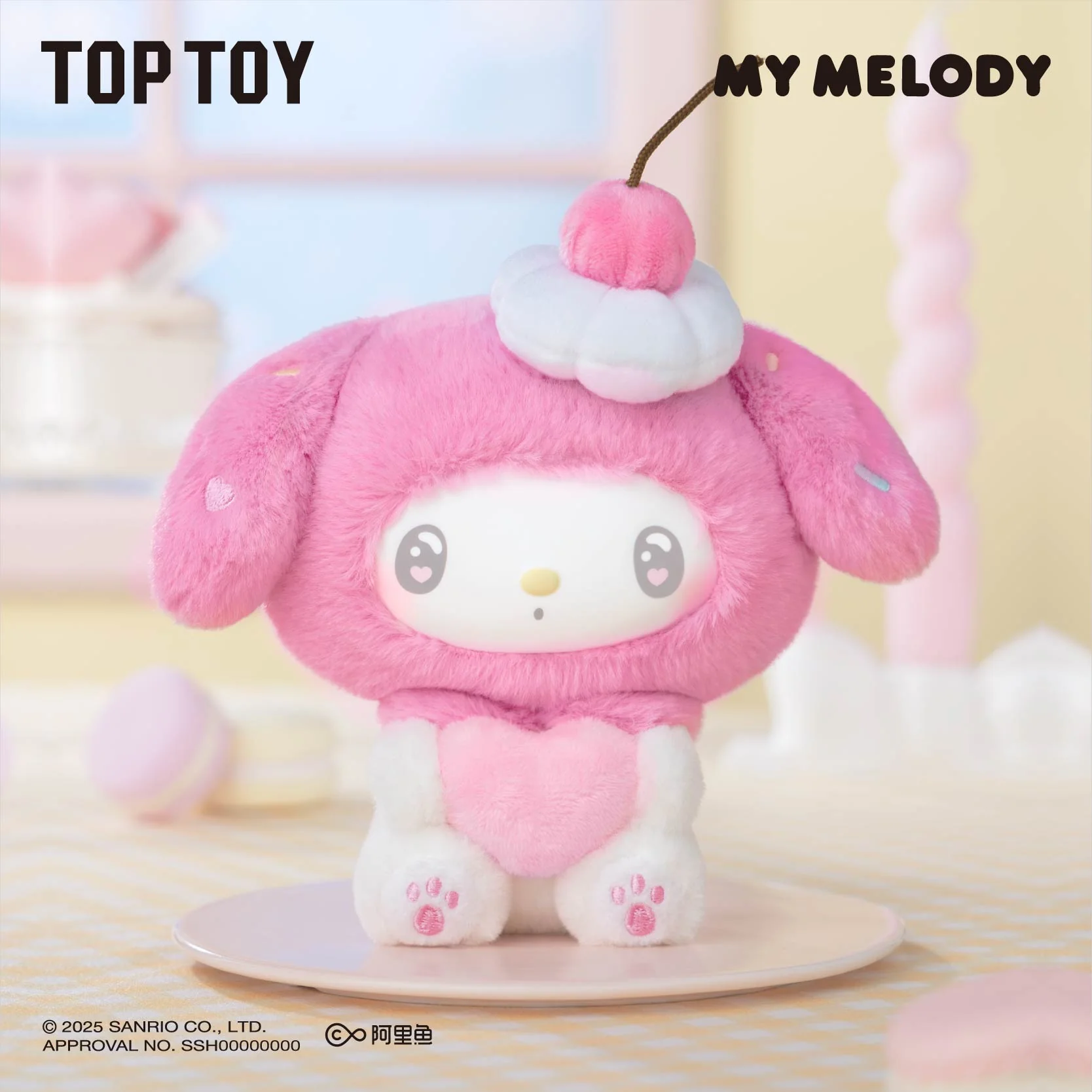 TOP TOY My Melody 50th Anniversary Milk Candy Series Plush Keychains Gift Blind Box - Image 8