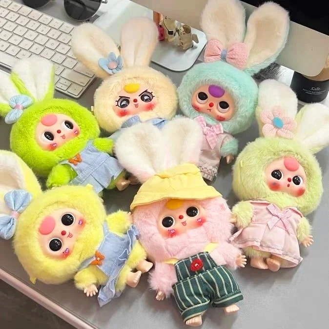 Baby Three Macaron Cute Bunny Plush Series Blind Box - Image 5