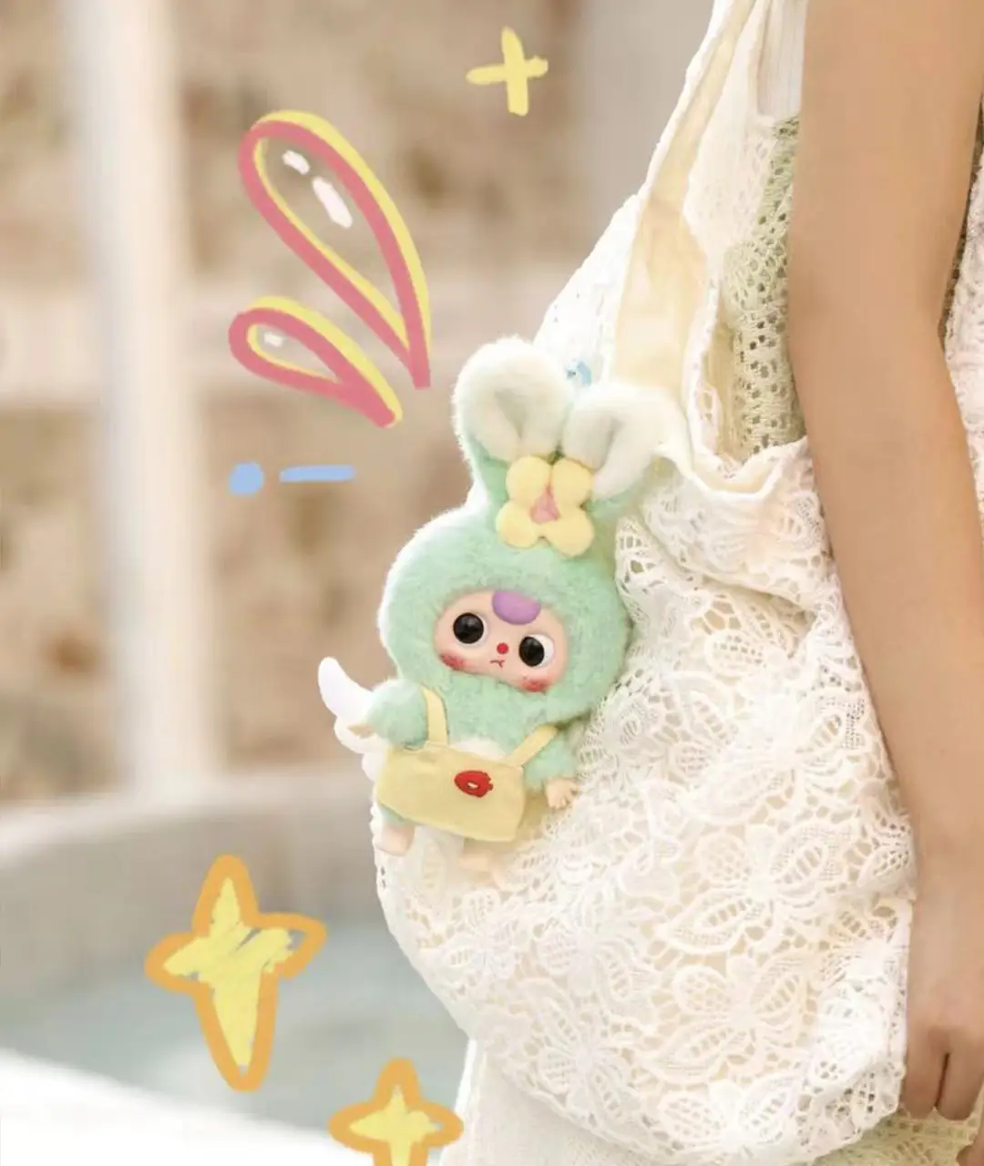 Baby Three Macaron Cute Bunny Plush Series Blind Box - Image 6
