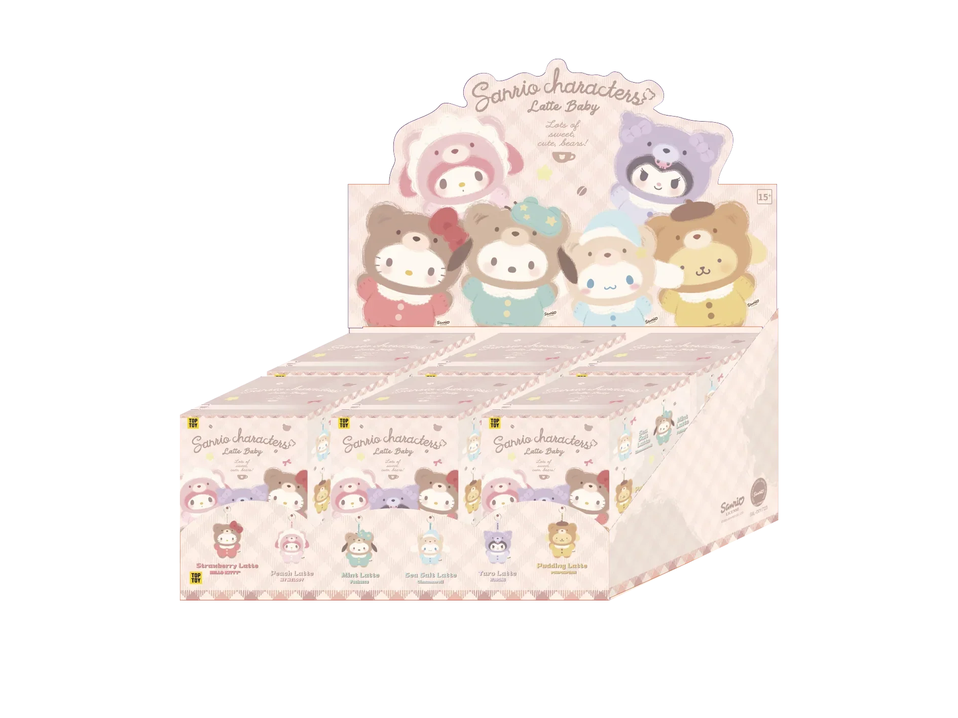 TOP TOY Latte Baby Vinyl Plush Keychains Gift Blind Box - Image 9
