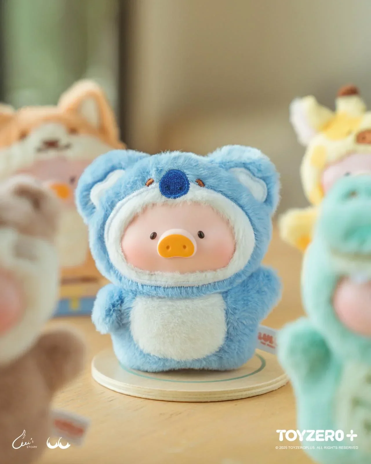 LuLu the Piggy Animal Party - Puppet Show PVC Face Plush Keychain Blind Box - Image 4