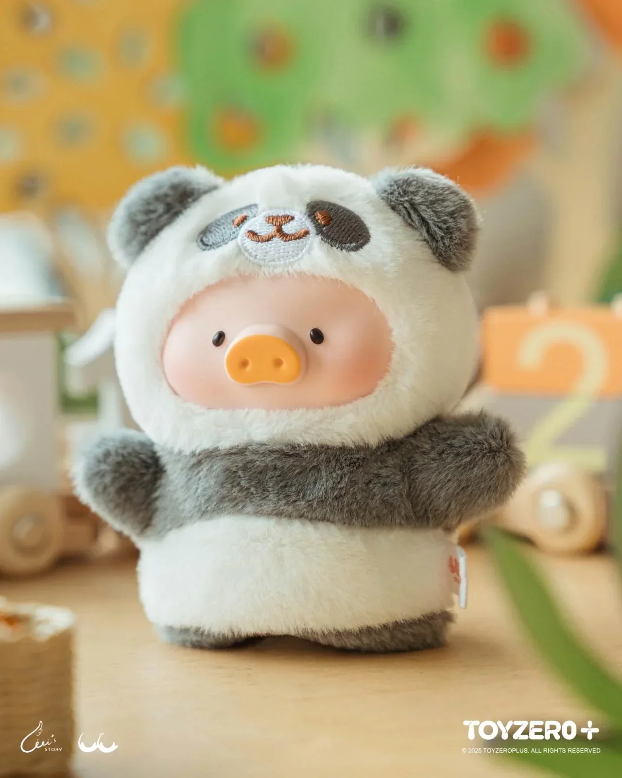 LuLu the Piggy Animal Party - Puppet Show PVC Face Plush Keychain Blind Box - Image 6