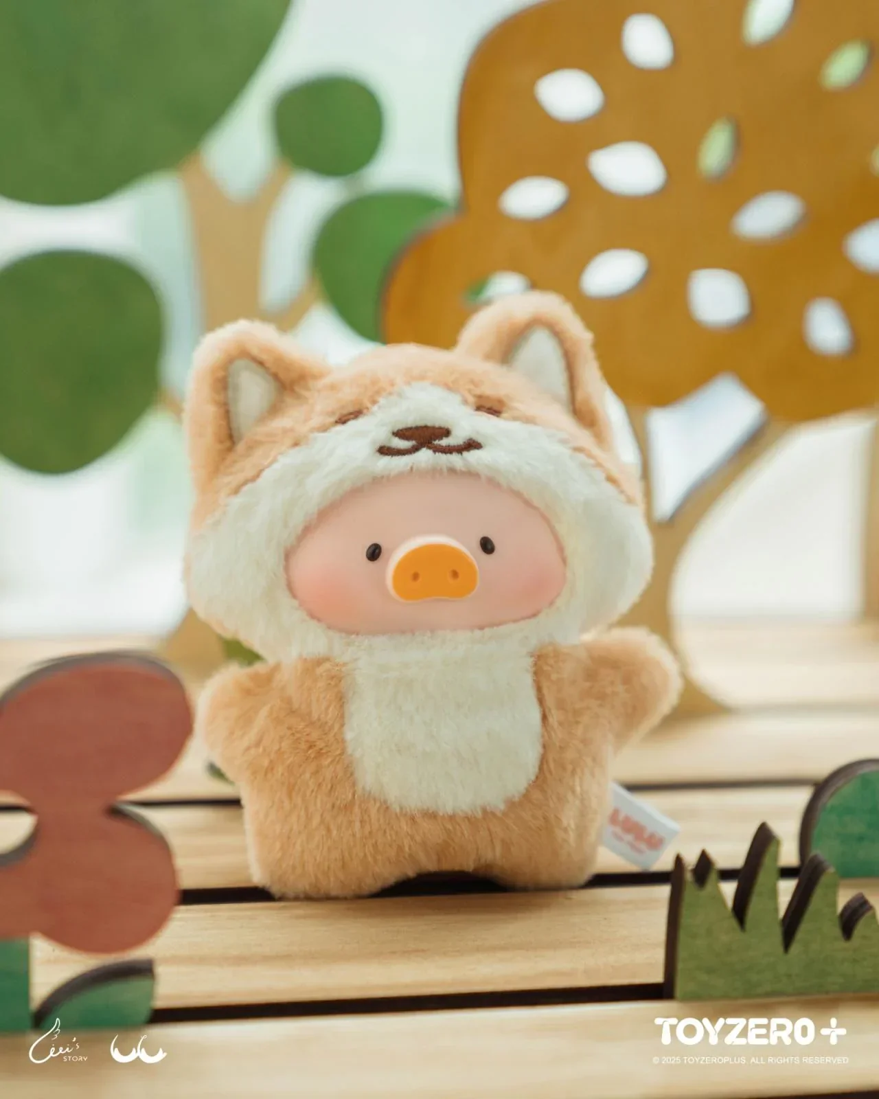 LuLu the Piggy Animal Party - Puppet Show PVC Face Plush Keychain Blind Box - Image 7
