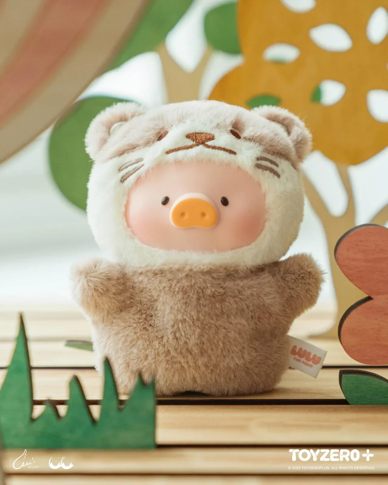 LuLu the Piggy Animal Party - Puppet Show PVC Face Plush Keychain Blind Box - Image 8