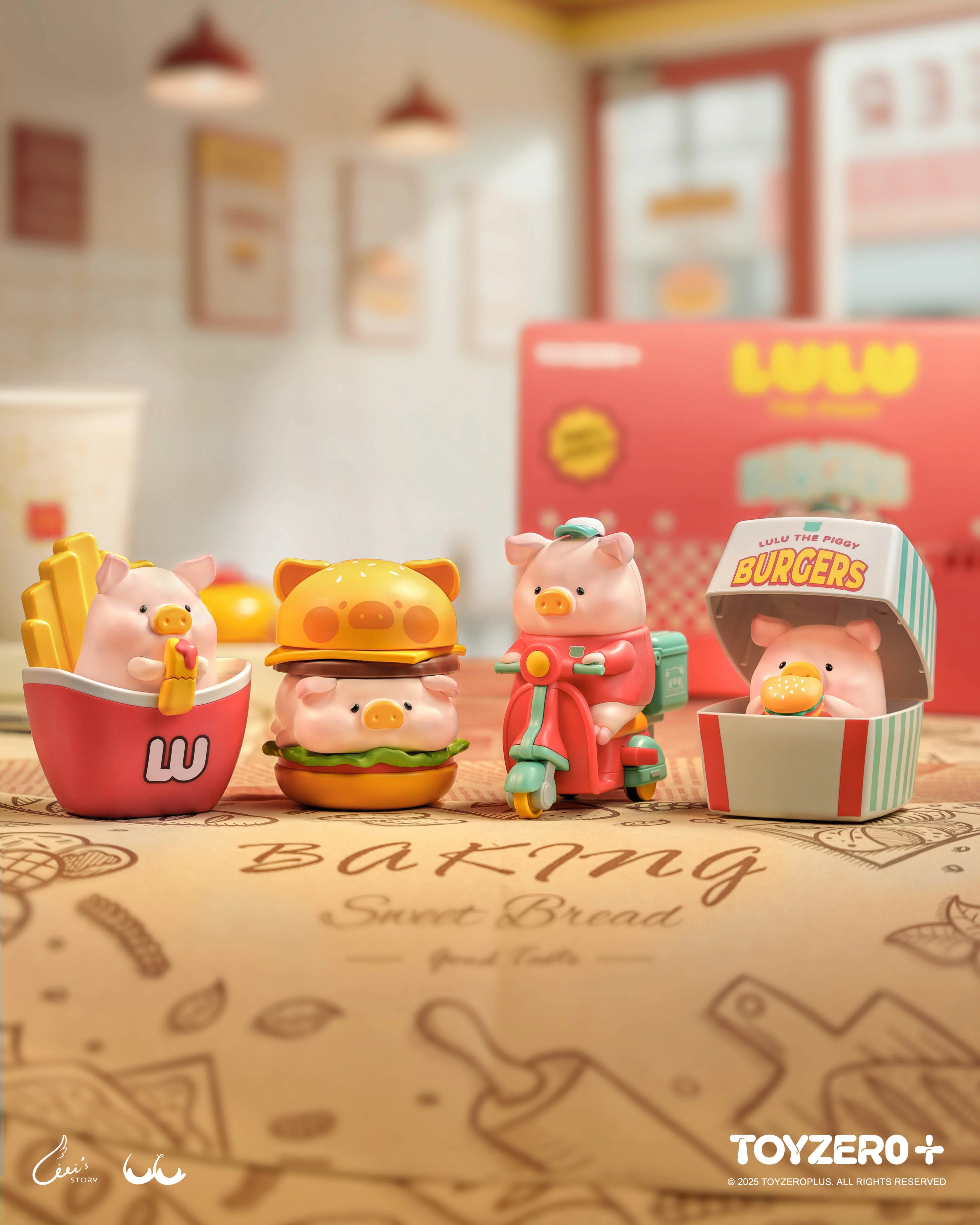 LuLu the Piggy -Burger Express Movable Series Blind Box - Image 3