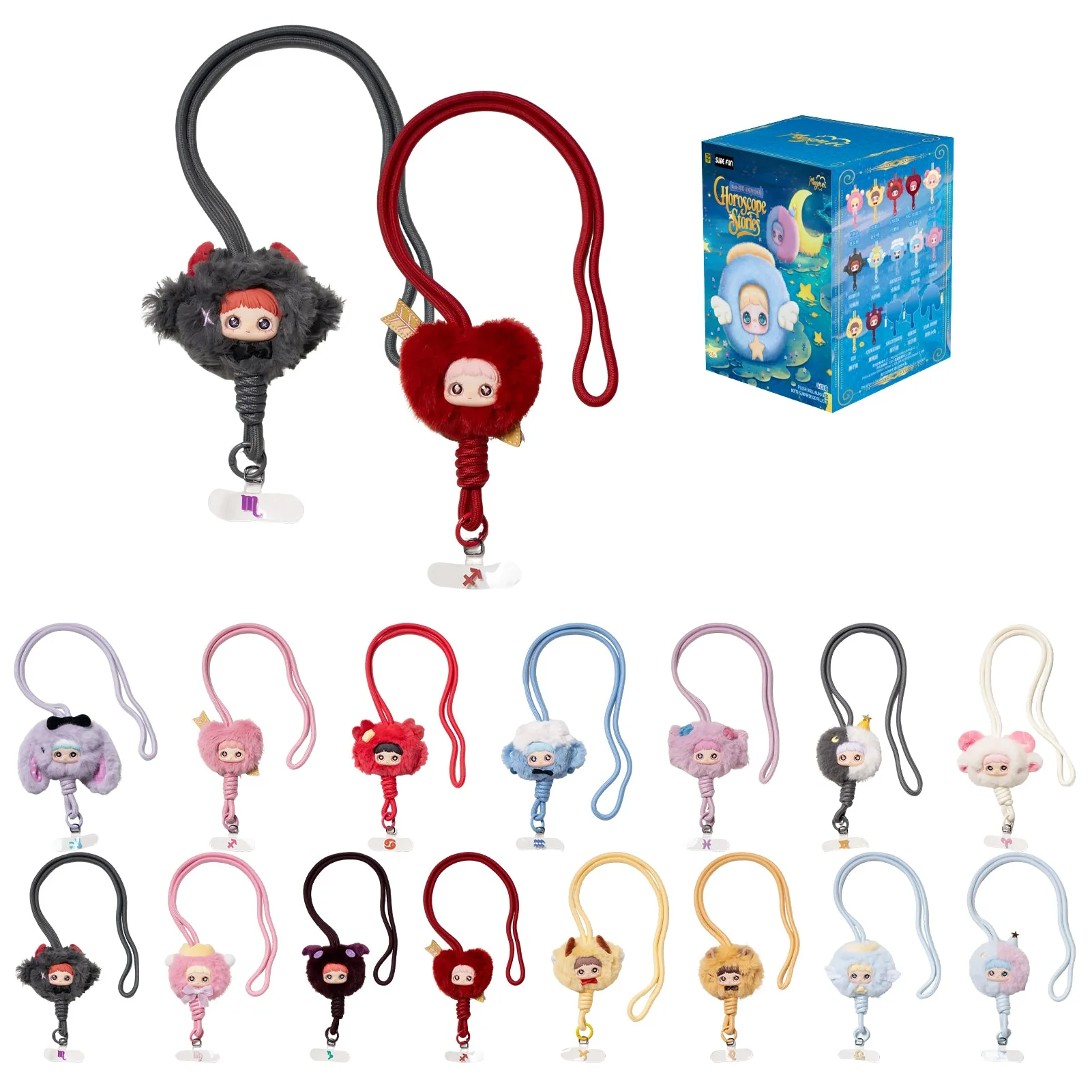 MAYMEI Horoscope Stories Series Plush Pendant Phone Strap Blind Box - Image 14