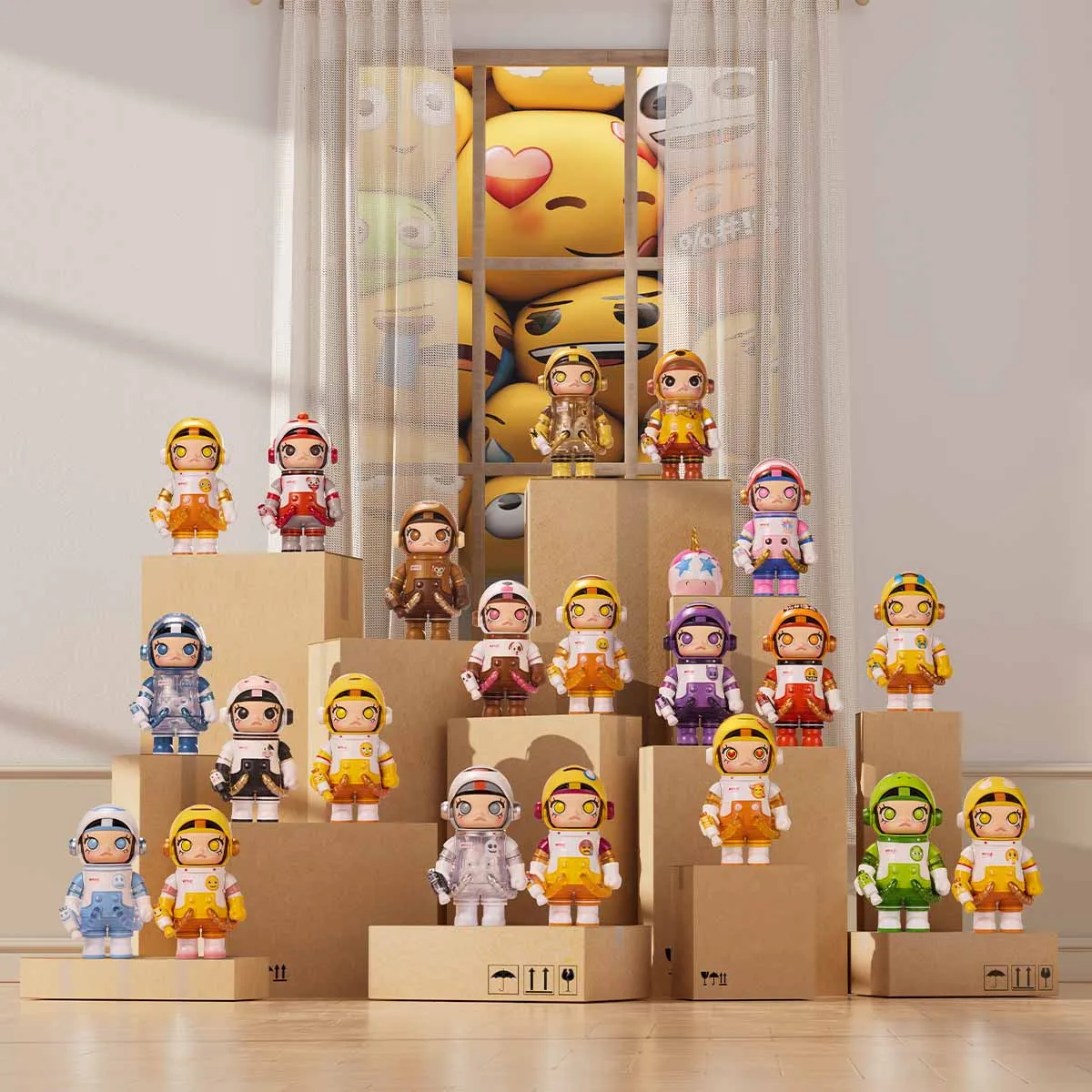 MEGA SPACE MOLLY 100% × emoji™ Series - Image 2
