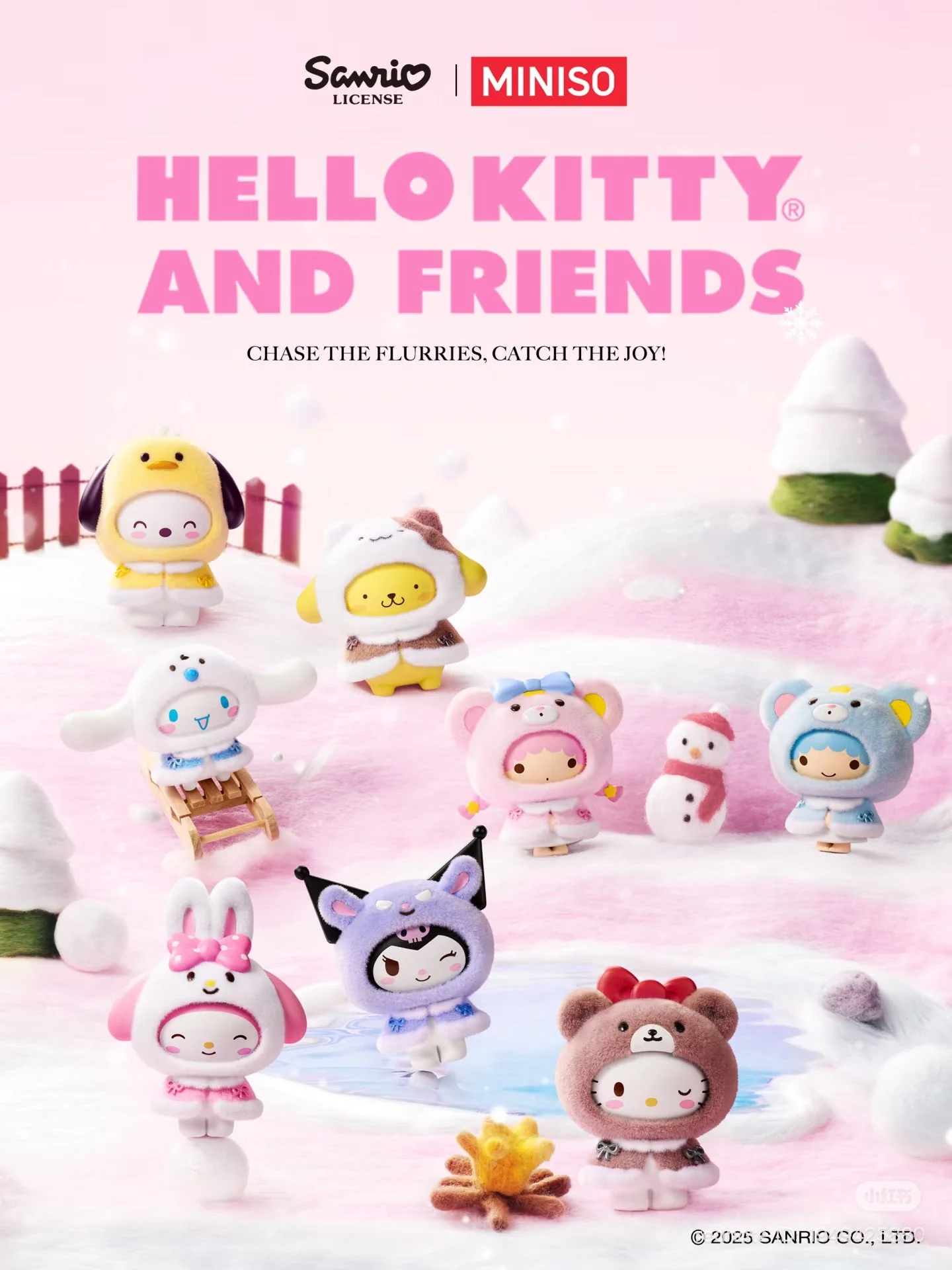**Pre-order**Miniso x Sanrio Little Cape Face Changing Series Blind Box - Image 2