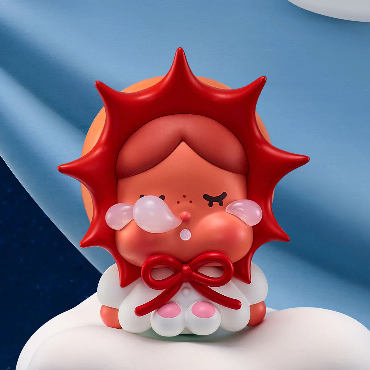 POP MART CRYBABY Crying to the Moon Sitting Series Blind Box Figure - Image 3