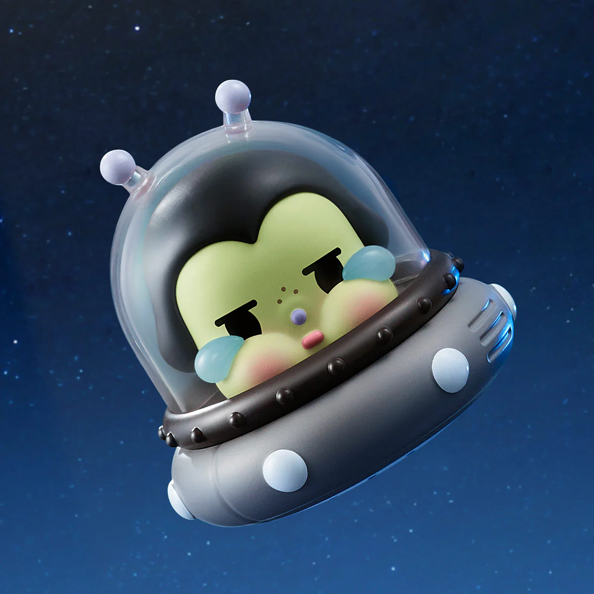 POP MART CRYBABY Crying to the Moon Sitting Series Blind Box Figure - Image 4