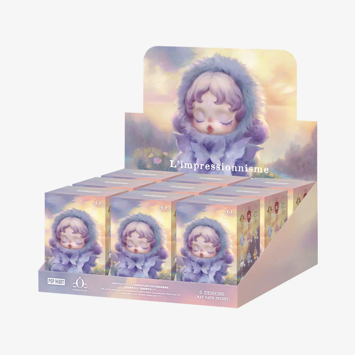 Skullpanda L'impressionnisme Series Plush Pendant Blind Box/Confirmed Box - Image 10