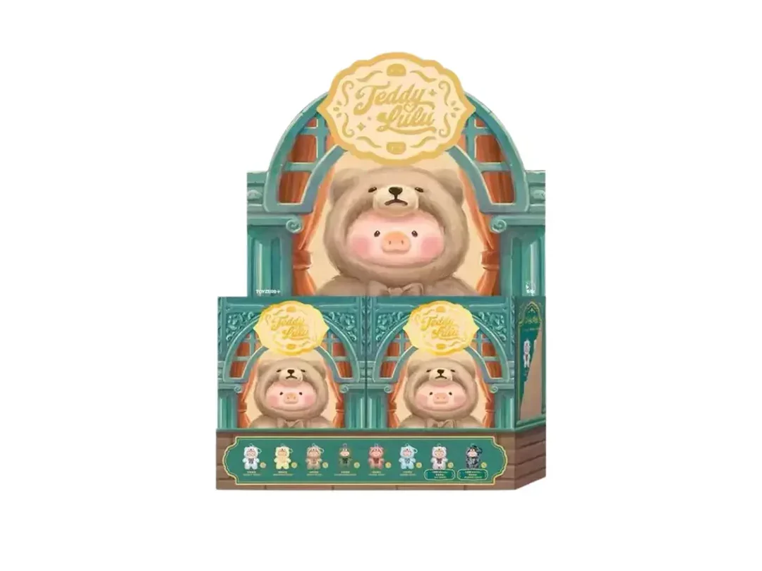 LuLu the Piggy - Vintage Teddy Shop Vinyl Face Keychain Blind Box - Image 12