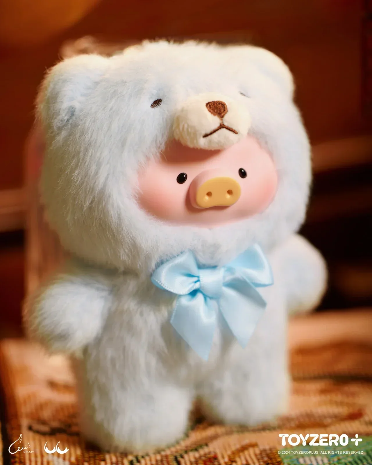 LuLu the Piggy - Vintage Teddy Shop Vinyl Face Keychain Blind Box - Image 6
