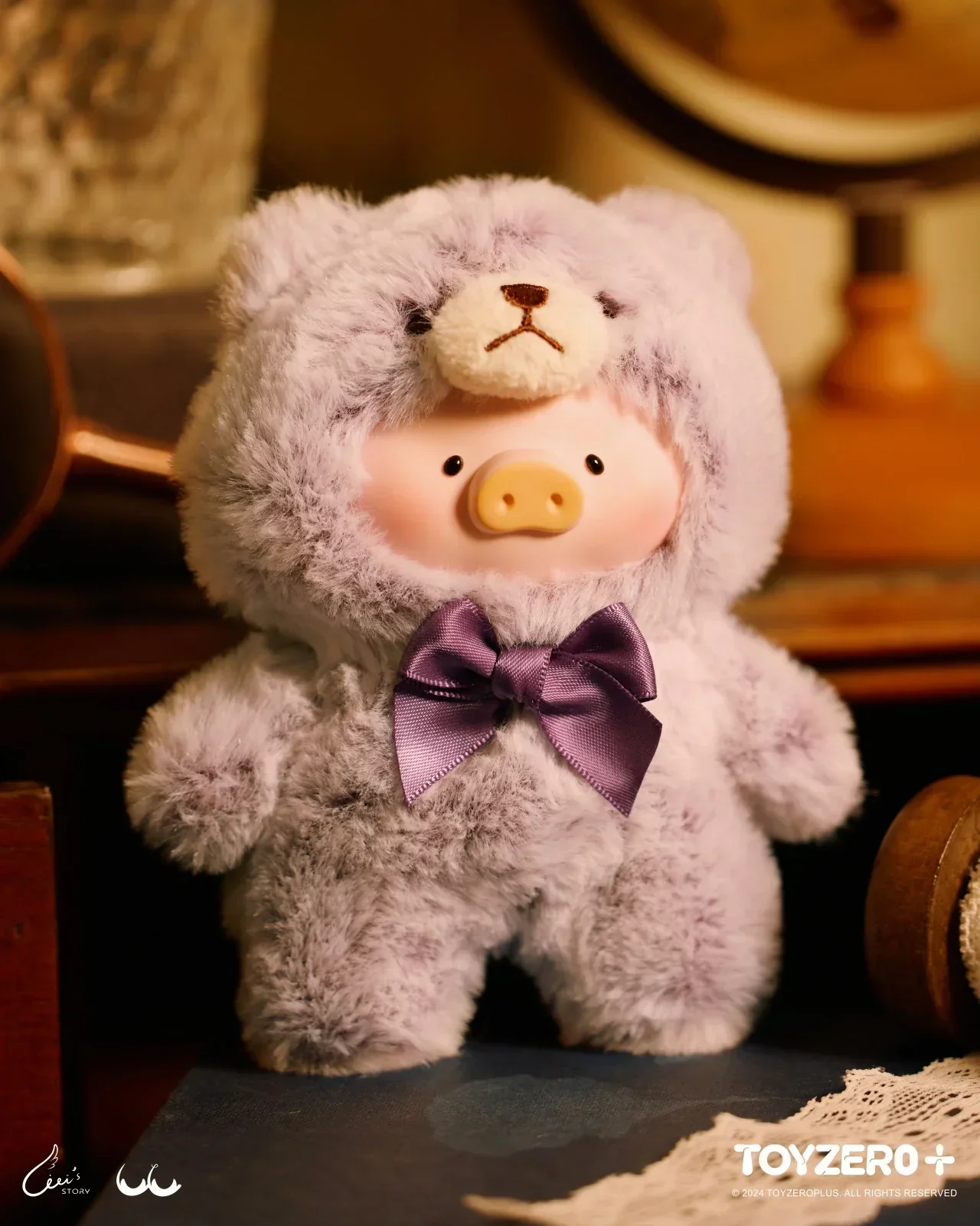 LuLu the Piggy - Vintage Teddy Shop Vinyl Face Keychain Blind Box - Image 8
