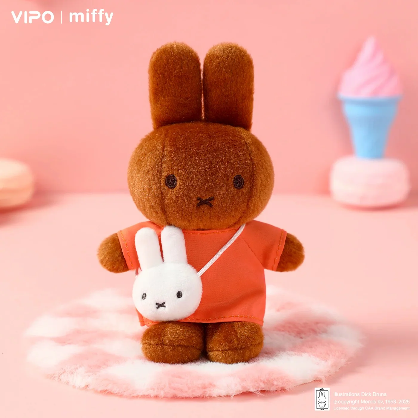 Vipo x Miffy Mini Bag Series Plush Keychain - Image 4